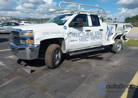 2015 Chevrolet Silverado 2500Hd Wt из США, поврежденный, VIN 1GB2CUEGXFZ511799